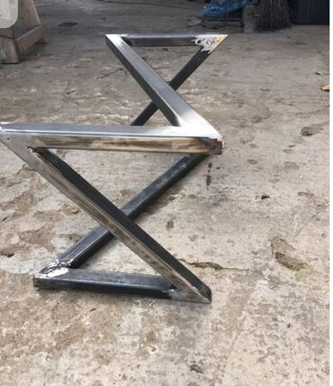 Masalar: Masa üçün metal ayaq dəstləri – modern dizaynlar - Material: qalın — 8