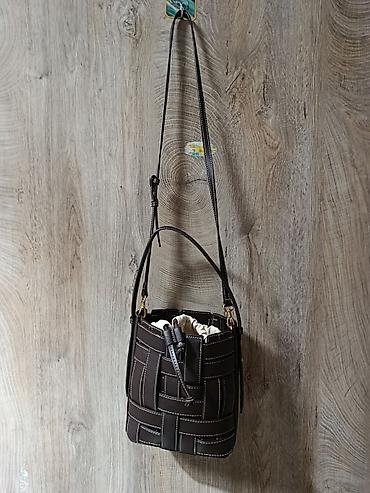 Çantalar: ZARA qadın çantası – toxunmuş kəsimli bucket model ( yeni kimidir və — 2