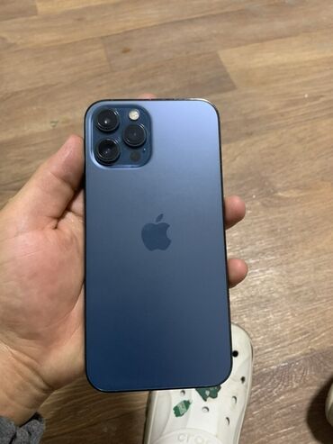 цена айфон 12 про: IPhone 12 Pro Max, Колдонулган, 256 ГБ, Pacific Blue, 76 %