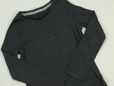 czarny krótki sweterek rozpinany: Bluza, 8 lat, 128-134 cm, stan - Dobry