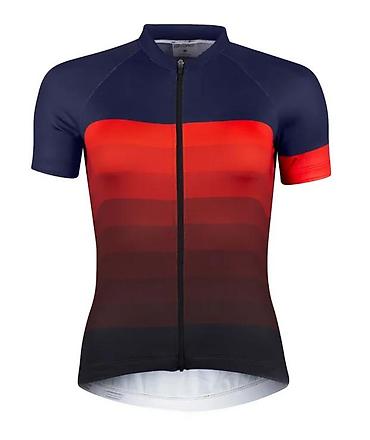 Oprema za bicikliste: DRES FORCE ASCENT UNI KRATKI RUKAV, PLAVA-CRVENA | Zatvarač preko — 1