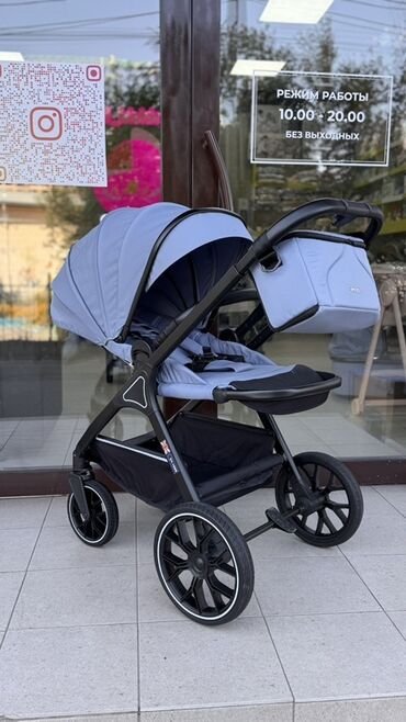 Коляски: Коляска, цвет - Голубой, Новый — 8