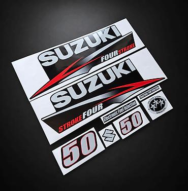 Suzuki 50 Four Stroke Nalepnice – Komplet za Vanbrodski-2852 Komplet