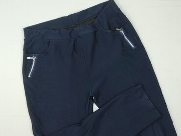 legginsy z suwakiem: Legginsy Eleganckie damskie, rozmiar 3XL
