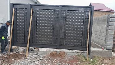 Откатные ворота: Металлические ворота и калитки под ключ - Материал: стальной профиль — 9