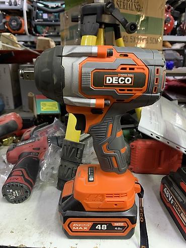 Аккумуляторный ударный гайковерт DECO DCIW-800 Основные