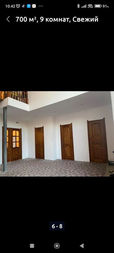 каракол дом продаётся: 200 м², 6 комнат, Свежий ремонт С мебелью