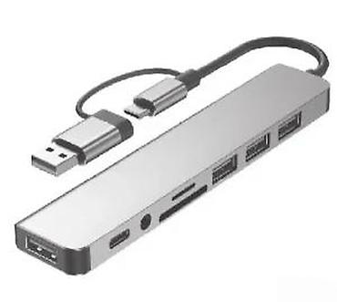 Doking stanice: USB-C/USB 3.0 multiport hub – 6-u-1 Kompaktan aluminijumski hub koji — 13