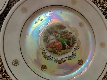 qedimi caydan: GDR Madonna çay dəsti, qədimi, yeni, 21 predmet, sovetdən qalıb — 4