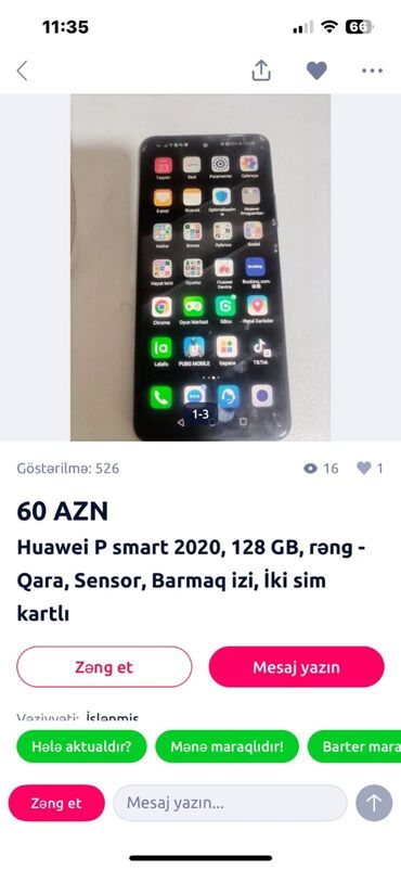 huawei p smart 2021 ekran: Huawei P smart 2020, 128 ГБ, цвет - Черный, Гарантия, Битый, Сенсорный
