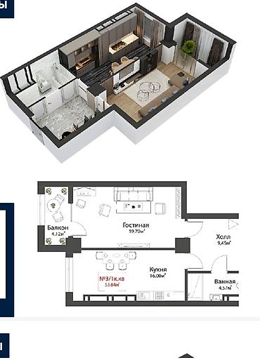 Новостройки от застройщика: Строится, Элитка, 3 комнаты, 98 м² — 13