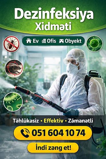 esvicin sprey: Dezinfeksiya və həşərat dərmanlama xidməti - Ev, ofis və müxtəlif — 1