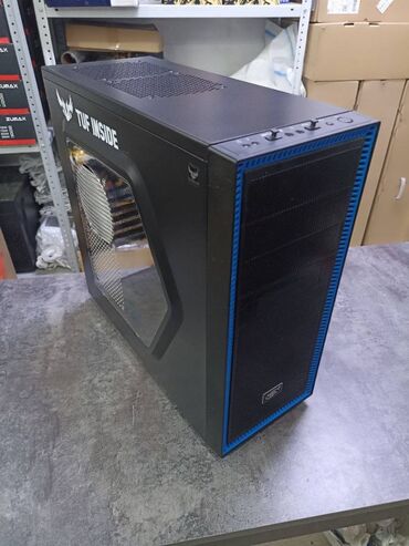 игровой корпус: ПК корпусу, Колдонулган, DeepCool, ATX, түсү - Кара