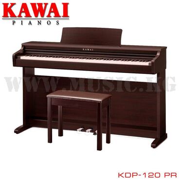 уроки фортепиано: Цифровое фортепиано Kawai KDP 120 Premium Rosewood Цифровое пианино
