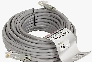UTP кабелдери: Патч-корд Ethernet UTP, категория Cat5e, длина 15 м LAN кабель 15метр — 2