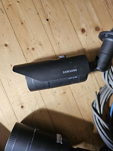 Фото и видеокамеры: Video müşahidə sistemi dəsti Tərkib: - 4 ədəd Samsung SIR-4160 bullet — 2