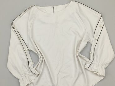bluzki z długim rękawem białe: Bluzka Damska, L, stan - Dobry