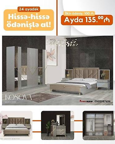 ay: Yeni yataq dəstləri KREDİTLƏ Yeni model ecazkar yataq dəstləri tək — 6