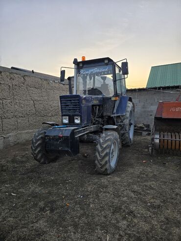 Тракторы МТЗ (Беларус): Модель: 82.1 экспортный, Б/у, 1996 г., С пресс-подборщиком — 24