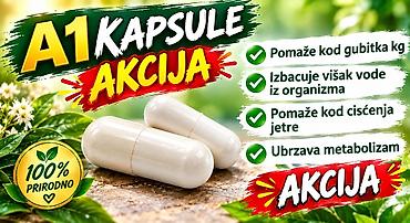 A1 kapsule – 100% prirodno - Pomažu kod gubitka kilograma - Izbacuju