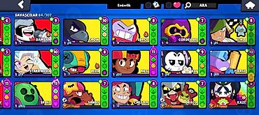 Profillər, şvellerlər: Brawl Stars hesabı – yüksək səviyyəli profil - Kupa sayı: 44 995 — 2