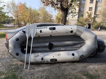 волеболный мяч: Кайык, Мотор-калак менен, ПВХ, Колдонулган