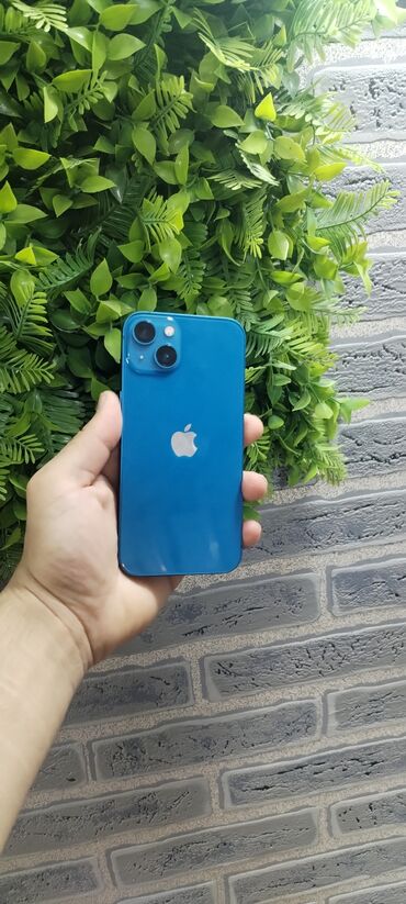 telefonlar ipone: IPhone 13, 128 GB, Blue Titanium, Kredit, Face ID