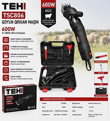 №: 8324 Məhsulun adı: Tük qırxan maşın TEH TSC806, qara, 600 Vt Brend