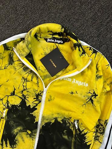 nike tech flece: Трек-топ Palm Angels Оригинальный дизайн с эффектом tie-dye: яркий — 2
