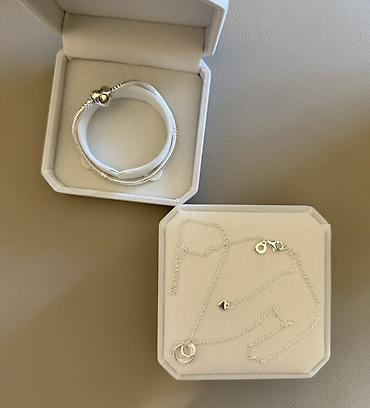 серебро: Кулон Pandora Family Always Encircled Pendant Necklace - Оригинальное — 4