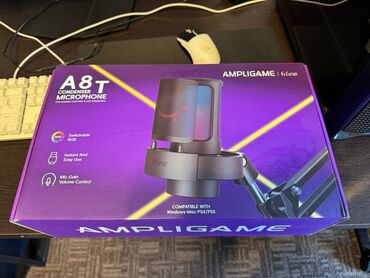Конденсаторный микрофон Fifine AmpliGame A8T - Предназначен для