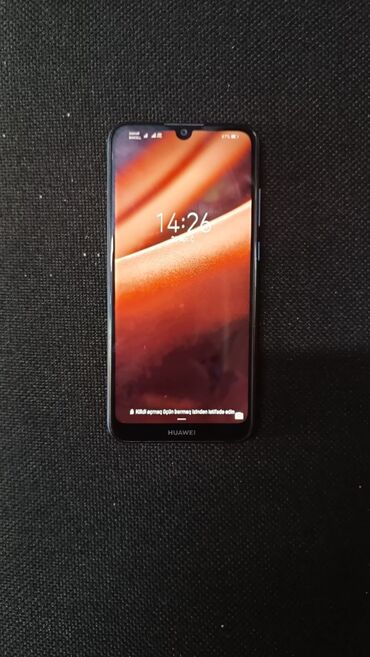 3 sim kartlı telefonlar: Huawei Y6s, 32 GB, rəng - Göy, İki sim kartlı, Sensor, Barmaq izi