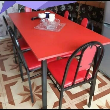 Masa və oturacaq dəstləri: Mətbəx üçün, Yeni, Açılan, Dördbucaq masa, 4 stul -da lalafo.az — 12 Masa və oturacaq dəstləri: Mətbəx üçün, Yeni, Açılan, Dördbucaq masa, 4 stul — 12