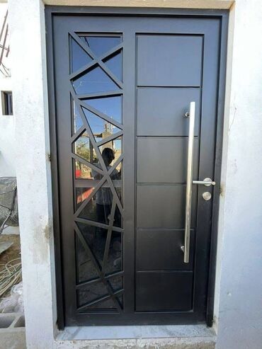 Giriş qapıları: Mənzil üçün Yeni Giriş qapısı Zamok ilə, Zəmanətli, Pulsuz quraşdırma, Rayonlara çatdırılma — 9