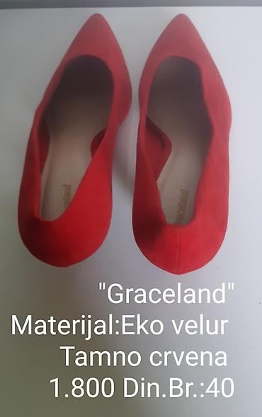 Salonke: Graceland ženske salonke - Model: špicasti vrh, niska štikla (kitten — 6