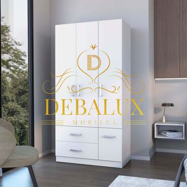 Dolablar: Yeni, Açılan, 2 qapılı Düz dolab, Qarderob, paltar dolabı, Azərbaycan — 30