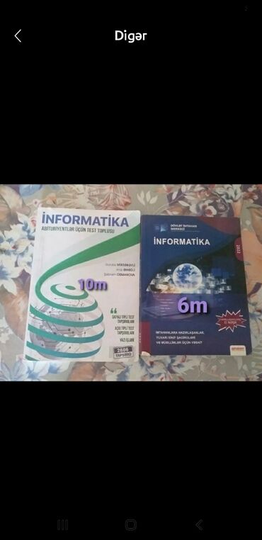 informatika testləri: Informatika dim ve test tapsiriqlar kitabi endirim olunacaq