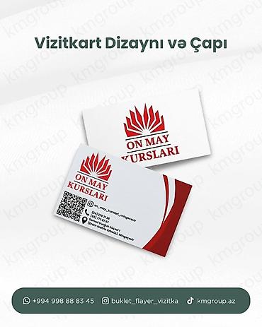 ucuz vizitka capı: 500 ədəd vizitkart - 40 AZN ( dizayn daxil ) — 6