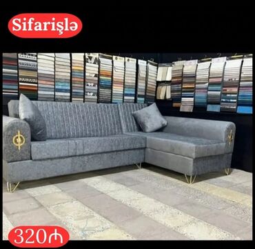 Ev üçün digər mebel: Künc divan, Yeni, Açılan, Bazalı, Parça, Şəhərdaxili pulsuz çatdırılma
