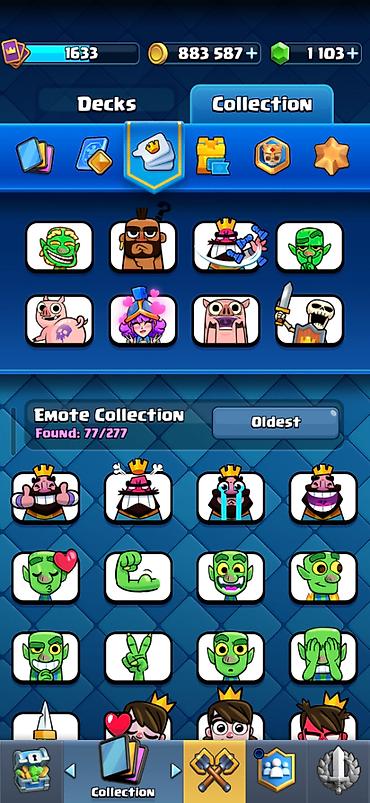 Digər oyun və konsollar: 5 illik Clash Royale hesabıdır. Hesabda: • Bütün kartlar mövcuddur • — 5