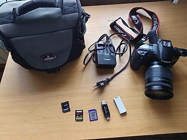 Canon DSLR fotoaparat dəsti Ela vəziyyətdədir. Məzmun: - Canon EOS
