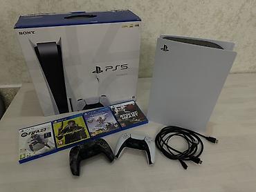 Видео оюндар жана приставкалар: Игровая приставка Sony PlayStation 5 в комплекте с двумя беспроводными — 5