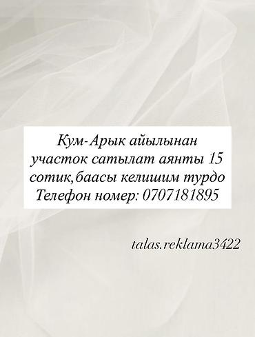 Жер тилкелерин сатуу: 15 соток, Айыл чарба үчүн, Техпаспорт — 1