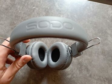 mini nauşnik: Original "Sodo" bluetooth qulaqlıq hem blutuz, hem aux ile qosmaq