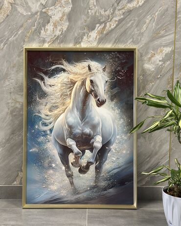 Şəkillər, tablolar: Üzəri epoksid boya ilə örtülmüş, canlı və parlaq görünüşə sahib olan — 4