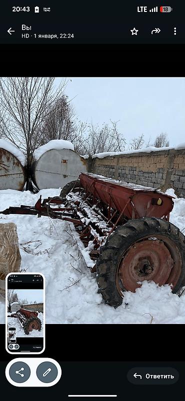 Зерновые сеялки: Зерновая сеялка прицепная для трактора - Тип: механическая рядковая — 3