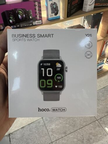 tablar: Smart saat, Hoco, Sensor ekran, rəng - Boz