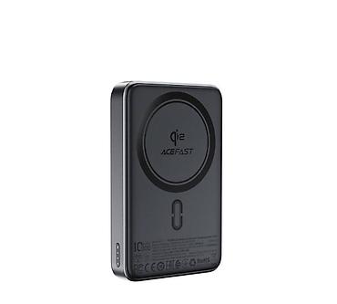 black: 🔋 Power Bank ACEFAST M11 — 30W PD + Qi2 Magnetic (Black) Будущее — 3