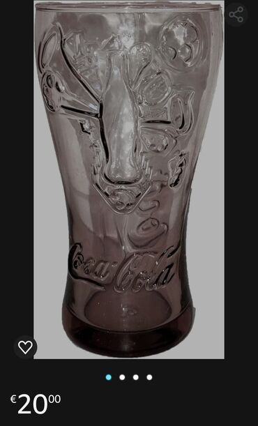 Čaše: Case nove,vintaz Coca Cola fudblaska lopta Fifa. Nove case,sve na — 5