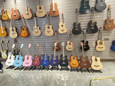 гитара музыкальная: Гитары 38 размер расцветки разные